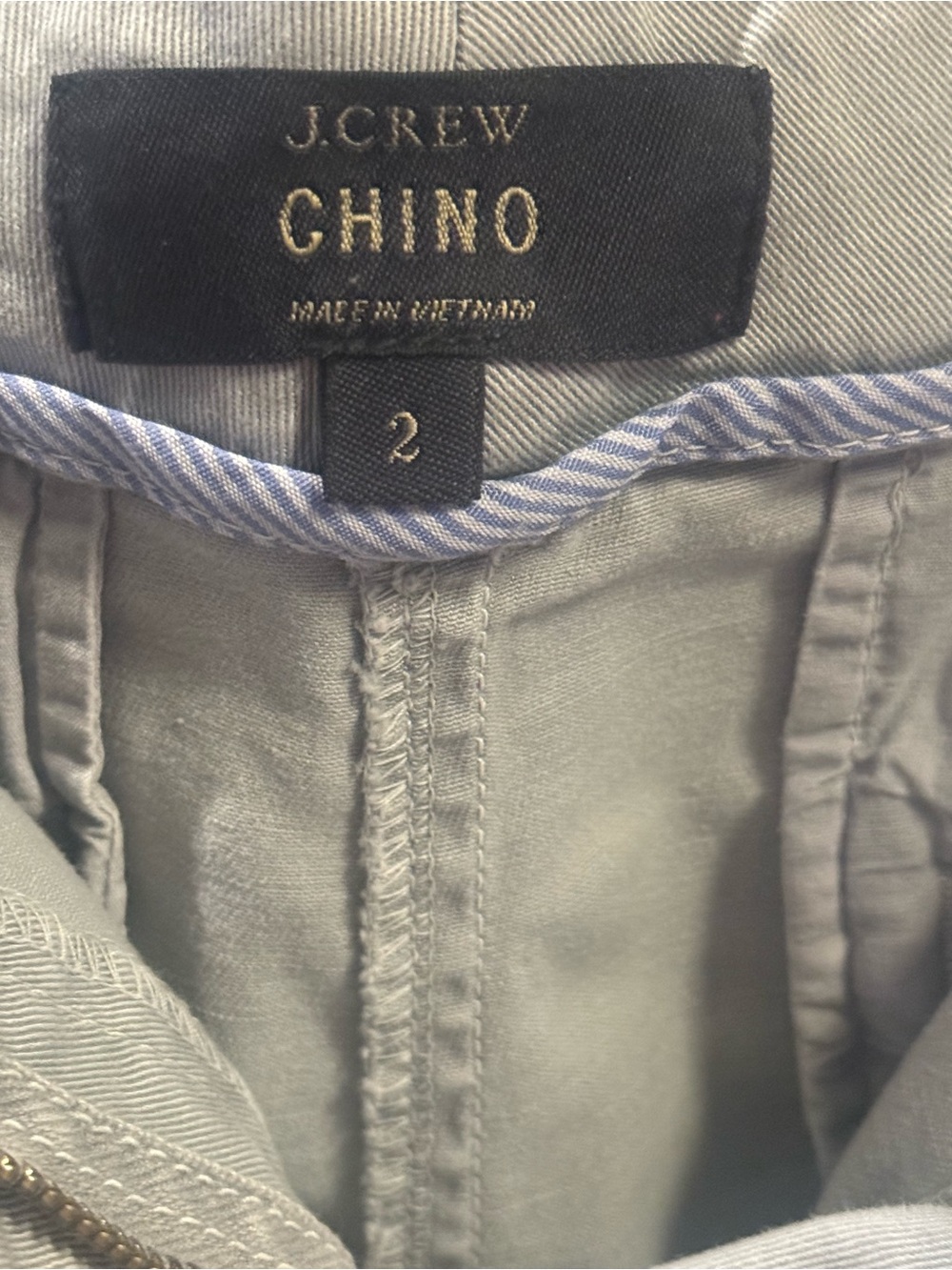 J. Crew Light Gray Cotton Chino Bermuda Shorts - Picture 5 of 5